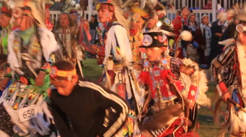 Pow wow dancing at its best Stock Footage 47615514