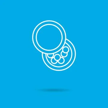 Powder balls 스톡 일러스트