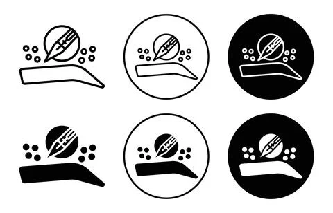 Powder brows icon Stock Illustration