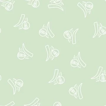 Powder brows line seamless pattern Stock Illustration