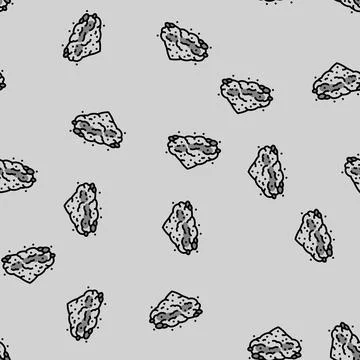 Powder cement concrete vector seamless pattern Illustrazione stock