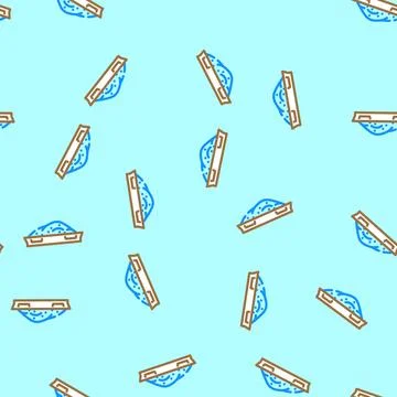 Powder cement vector seamless pattern Stock Illustration