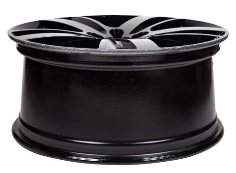 Powder coating of wheel disk Stock Photos