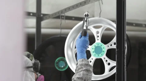 Powder Coating Wheel Vidéo 31554186