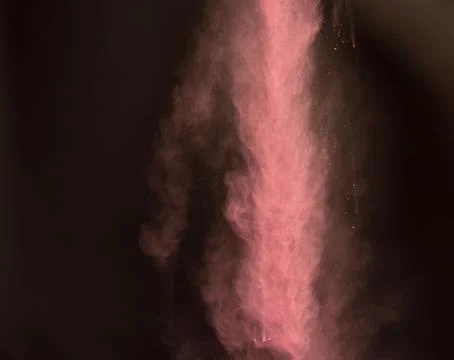 Powder of Colors Exploded Stock Photos