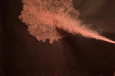 Powder of Colors Exploded Stock Photos
