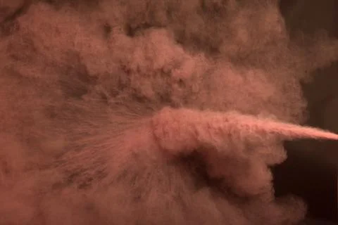 Powder of Colors Exploded Stock Photos