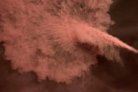 Powder of Colors Exploded Stock Photos