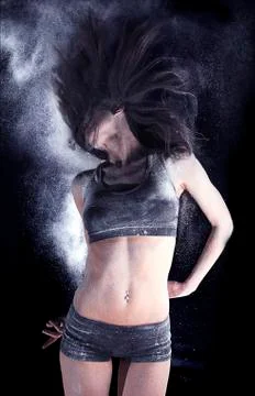 Powder Dancer Foto stock