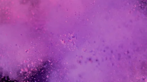 Powder exploding against black background. Slow Motion. Vidéo 55536434