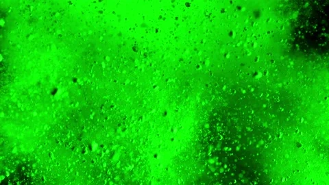 Powder exploding green Stock Footage 229429128