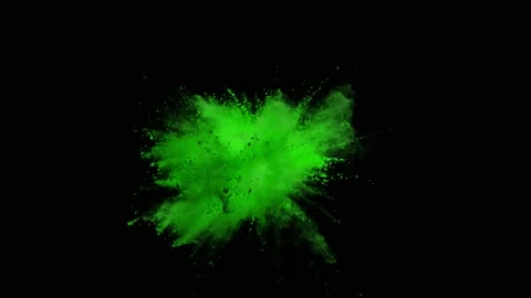 Powder Explosion - After The Cast Stock Footage 152914674