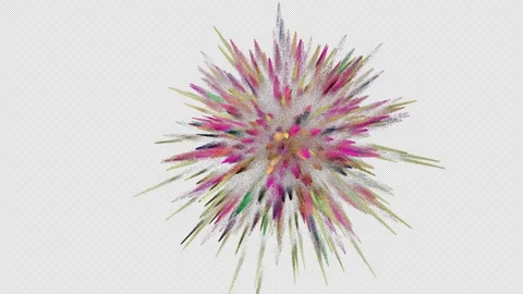 Powder Explosion On alpha Stock Footage 302455759