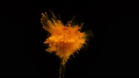 Powder Explosion - Bring It On Stock Footage 152914707