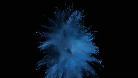 Powder Explosion - Dark Pressure Stock Footage 152914709