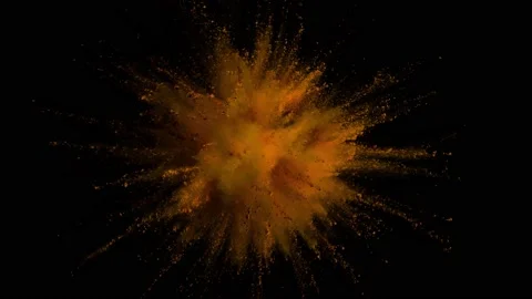 Powder Explosion - Desert Blast Stock-Footage 152914702