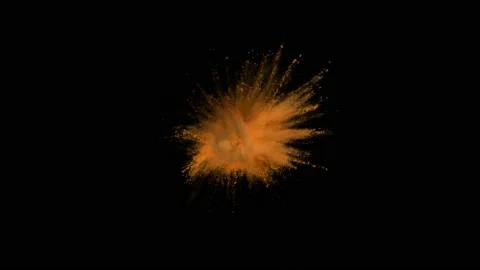 Powder Explosion - Desert Steal Video stock 152914748