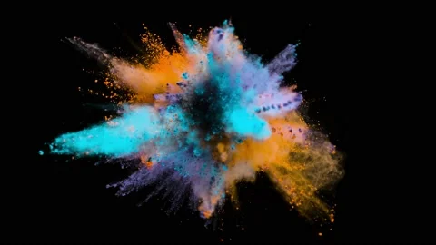 Powder Explosion - Dusty Wisdom Stock Footage 152914744