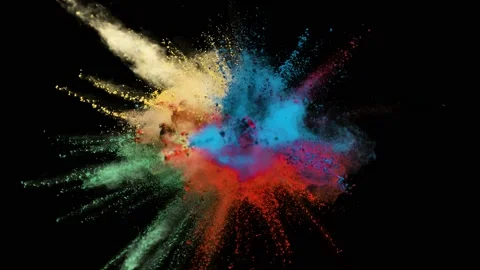 Powder Explosion - Four Seasons Stock-Footage 152914860