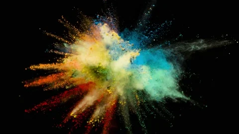 Powder Explosion - Fourth Season Stock Footage 152914845