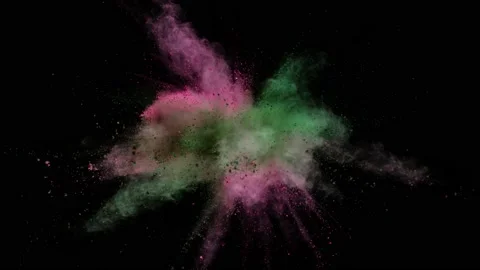 Powder Explosion - Garden Of Hope Stock Footage 152914846