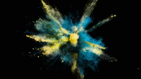 Powder Explosion - In High Spirits Stock Footage 152914691