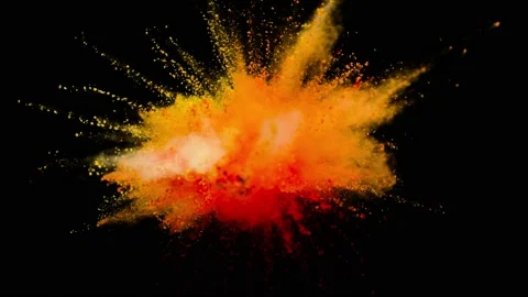 Powder Explosion - Orange County Stock Footage 152914811