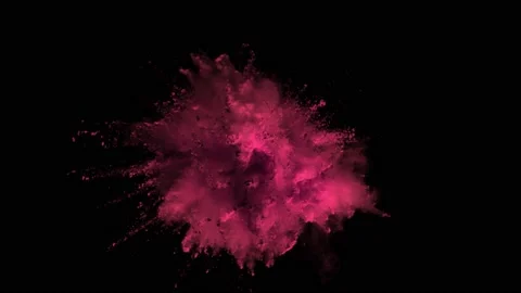 Powder Explosion - Plush Bloom Video stock 152914733