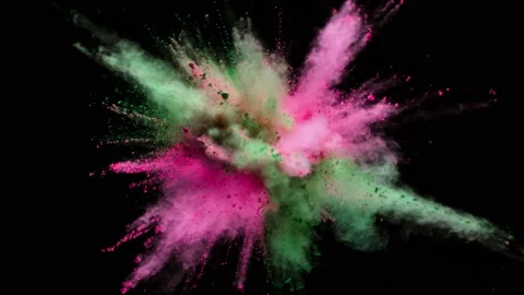 Powder Explosion - Powder Prediction Stock Footage 152914780