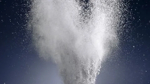 Powder explosion, Slow Motion Stock Footage 11056649