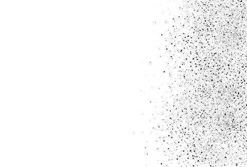 Powder explosion, star dust particles scatter splash on white background Stock Illustration