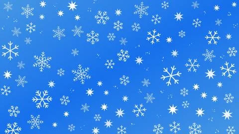 Powder Minimalist Snowflake Pattern in Royal Blue Backdrop Design. Stock Illustration