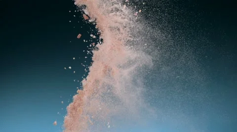 Powder, Slow Motion Stock Footage 11058040