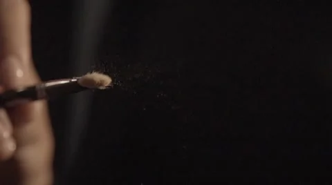 Powder in slow motion Stock Footage 67857446