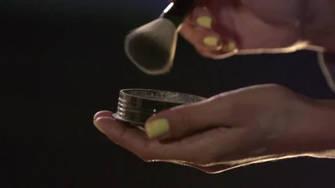 Powder slow motion Stock Footage 70145418