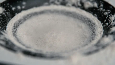 Powder on a Speaker Playing in Super Slow Motion Stock Footage 270405702