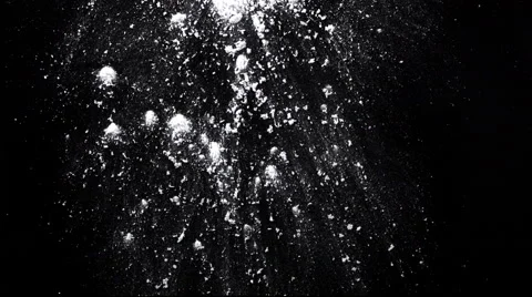 Powder Splash 50 FPS Stock Footage 54558264