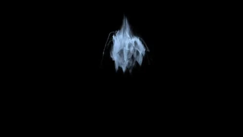 Powder throw front 스톡 동영상 341106882