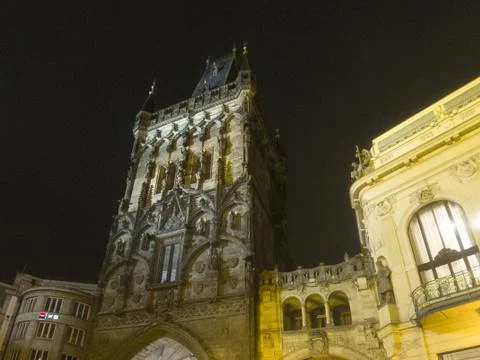 Powder Tower - Praga Stock-Fotos