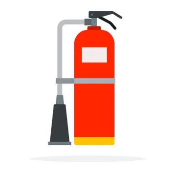 Powder-type fire extinguisher Stock Illustration