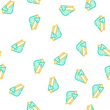 Powder wasabi vector seamless pattern Stock Illustration