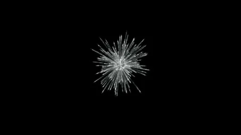 Powdered black-and-white explosion Stock Footage 78511152