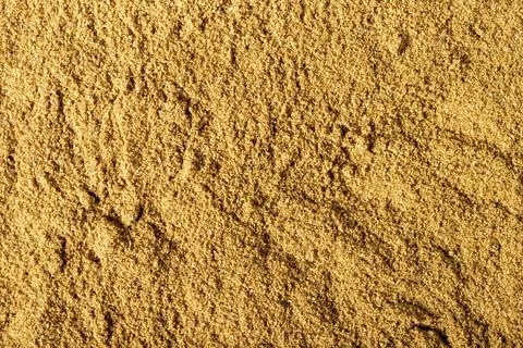 Powdered cumin spice. Heaps of cumin spice. Food background. Dry spice concep Foto stock