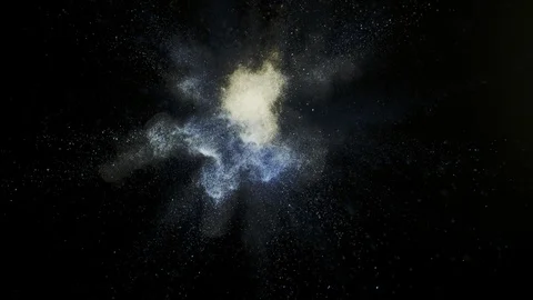 Powdered exploding in slow motion. Stock Footage 115702354