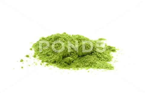 Powdered green tea Matcha Stock Photos