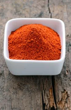 Powdered red pepper Stock Photos
