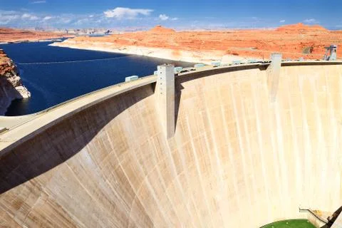 Powell lake Stock Photos