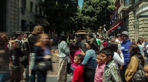 Powell St Cable Car time lapse Stock Footage 54765863