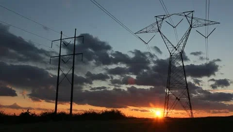 Power from above Stock Footage 11019710
