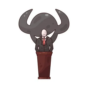 Power Abuse illustration Stock Illustration